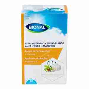 BIONAL AJO+MUERDAGO+ESPINO BLANCO 80cap.