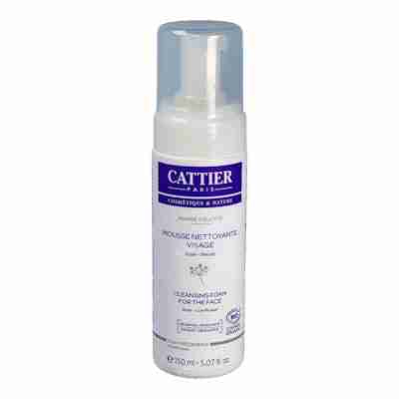 CATTIER ESPUMA LIMPIADORA FACIAL sin jabon 150ml.
