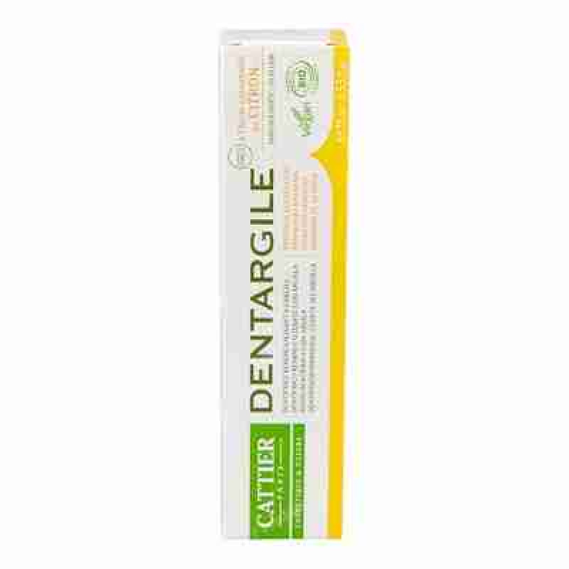 CATTIER DENTIFRICO DENTARGILE limon encias irritadas 75ml.