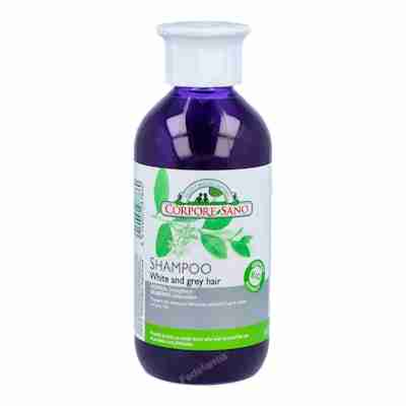 CORPORE SANO CHAMPU HENNA blanco y gris 300ml.