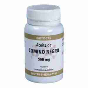 ORTOCEL NUTRI-THERAPY ACEITE DE COMINO NEGRO 500mg. 100perlas
