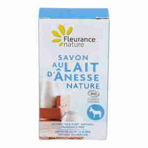 FLEURANCE NATURE JABON LECHE DE BURRA NATURAL sin perfumes 100gr.