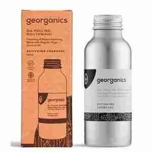 GEORGANICS ENJUAGE BUCAL con aceite carbon activado 100ml.
