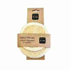 NATURASPA DISCO FACIAL LUFA ALGODON 2 ud