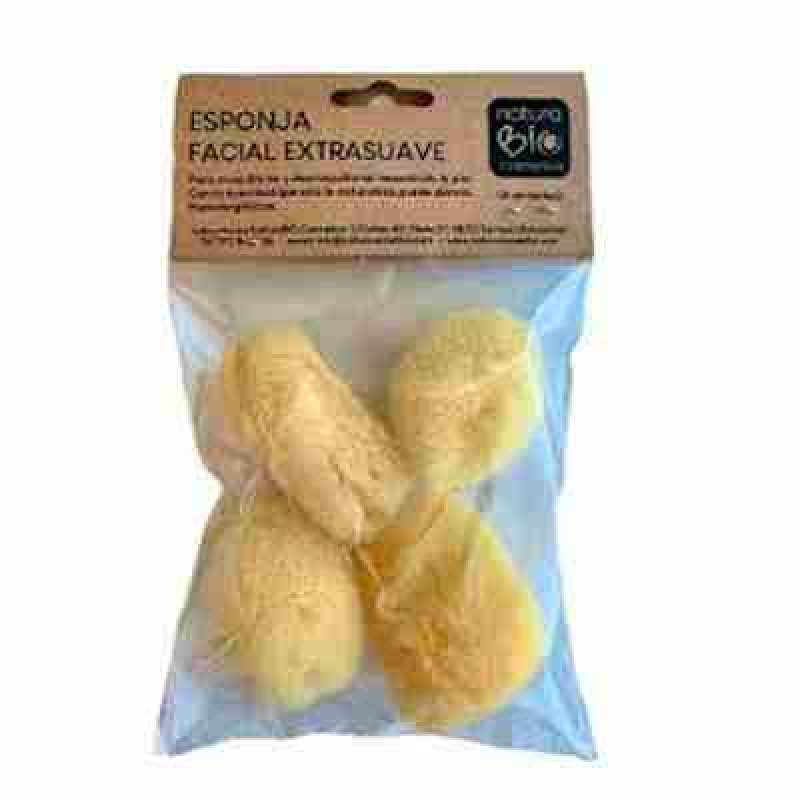 NATURASPA ESPONJA FACIAL 4uds