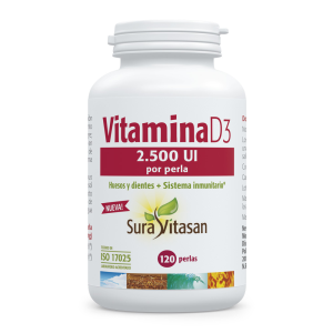 SURA VITASAN VITAMINA D3 2.500ui 120perlas.