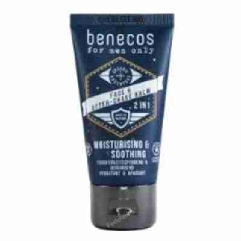 BENECOS CREMA ROSTRO y AFTERSHAVE 2en1 for men 50ml VEGANO