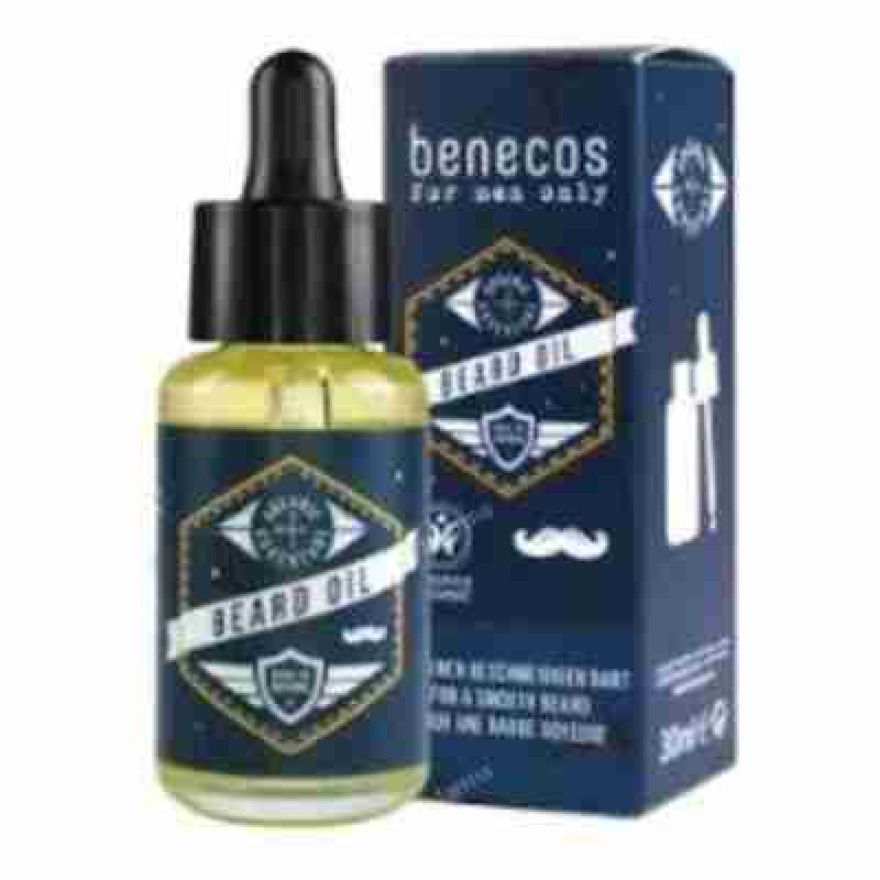 BENECOS ACEITE DE BARBA for men 30ml. VEGANO