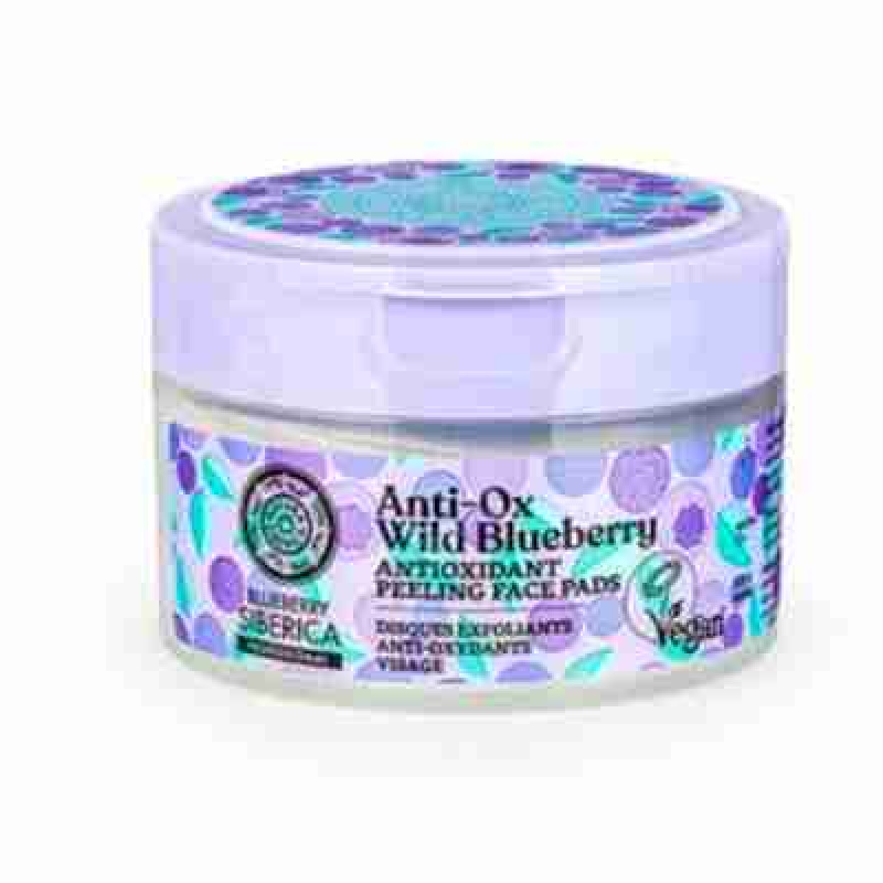 NATURA SIBERICA ANTI-OX WILD BLUEBERRY discos faciales exfoli. 20u