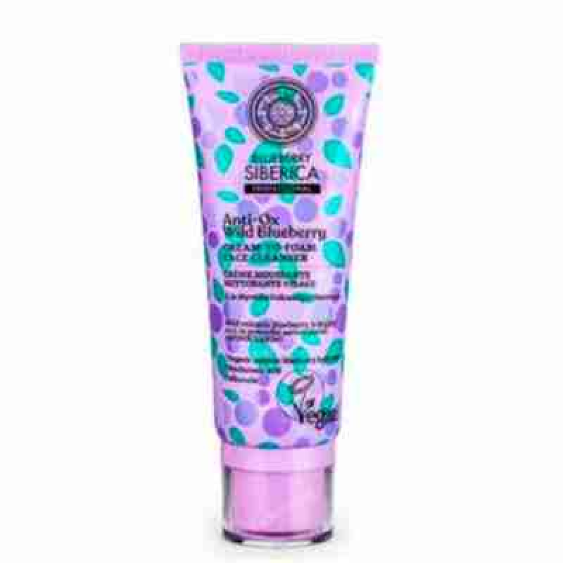 NATURA SIBERICA ANTI-OX WILD BLUEBERRY crema facial limpiadora 100