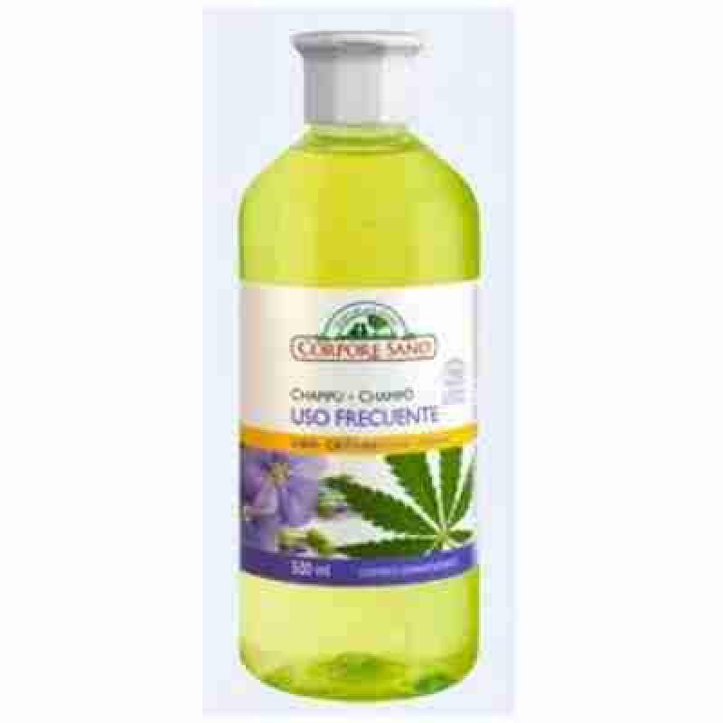 CORPORE SANO CHAMPU uso frecuente lino-cañamo 500ml. ECOCERT