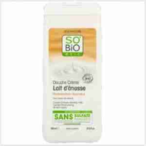SO´BIO ETIC GEL DE DUCHA HIDRAT. SUAVE leche burra 650ml. BIO