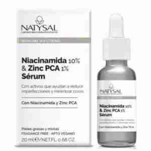 NATYSAL NIACINAMIDA 10% & ZINC PCA 1% serum 20ml.