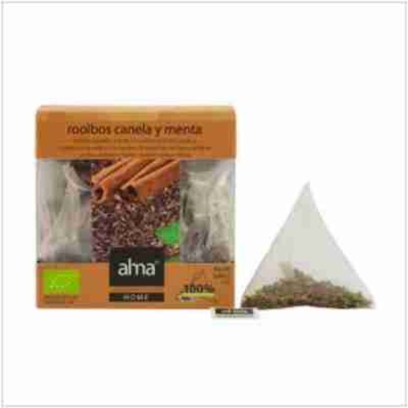ALMA HOME ROOIBOS CANELA MENTA infusion 15piramide ECO VEGAN