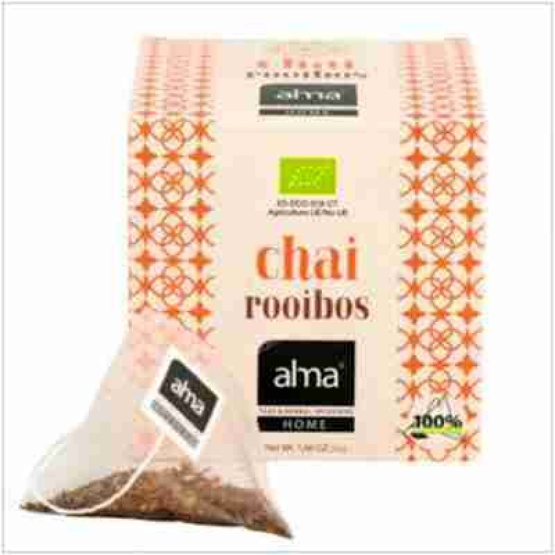 ALMA HOME ROOIBOS CHAI infusion 15piramides. ECO VEGAN