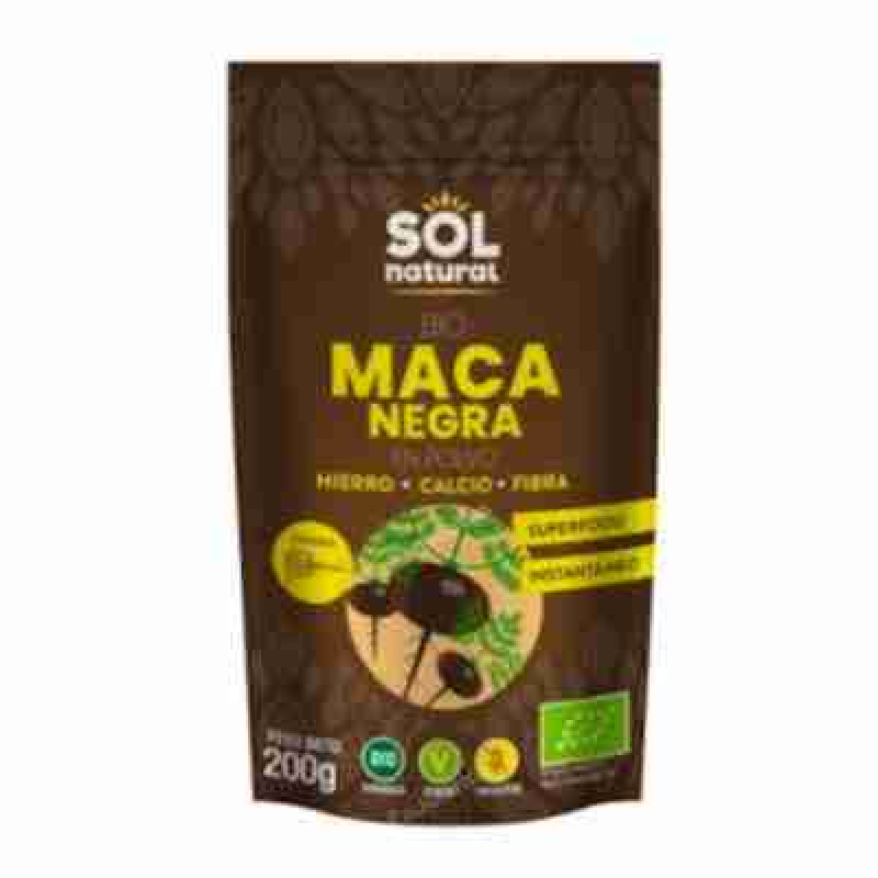 SOLNATURAL MACA NEGRA en polvo 200gr. BIO