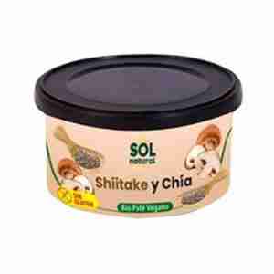 SOLNATURAL PATE DE SHIITAKE-CHIA 125gr. BIO SG VEGAN