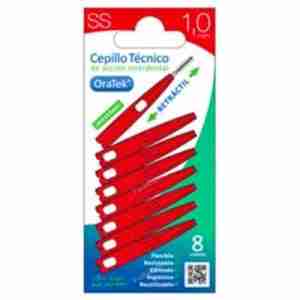 ORATEK CEPILLO INTERDENTAL RETRACTIL 1mm 8ud.