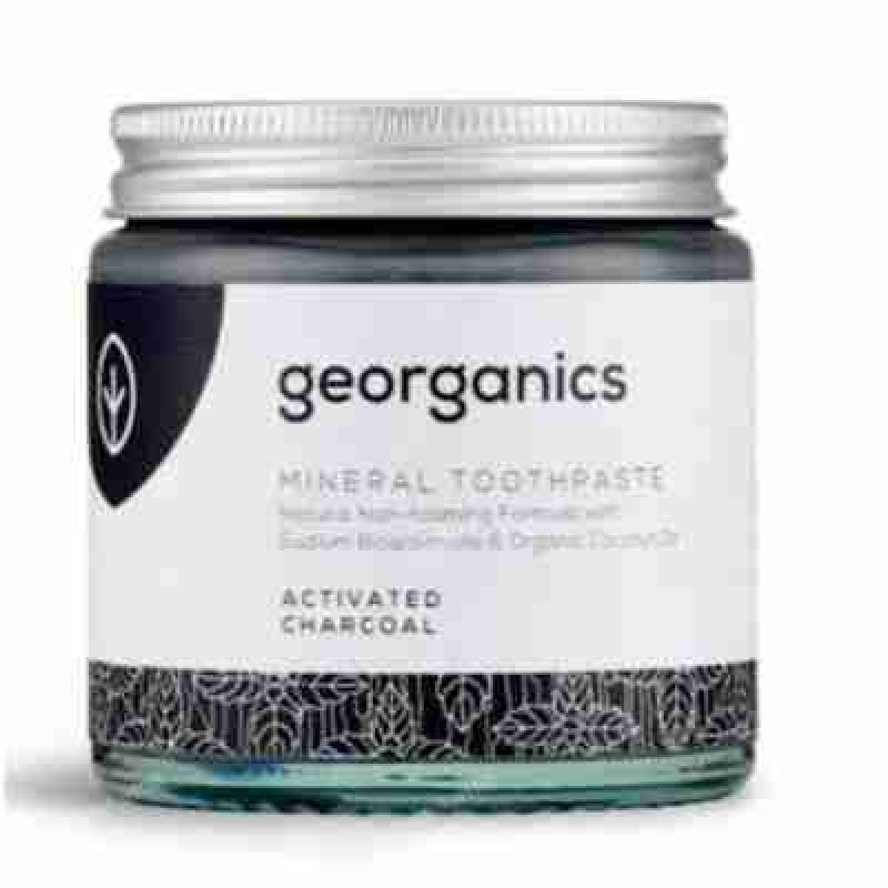 GEORGANICS DENTIFRICO MINERAL carbon activado crema 120ml.