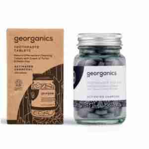 GEORGANICS DENTIFRICO MINERAL carbon activado 120comp eferves