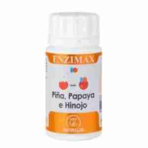 EQUISALUD ENZIMAX PIÑA PAPAYA HINOJO 50cap.
