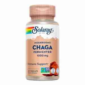 SOLARAY CHAGA FERMENTED 500mg 60vcap.