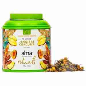ALMA RITUAL TE VERDE JENGIBRE CURCUMA lata 100 gr ECO