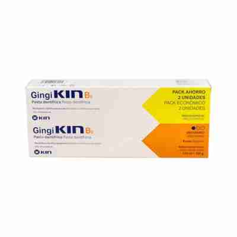 KIN GINGIKIN B5/PLUS PASTA DENTAL DIARIO PACK 2x125ml.