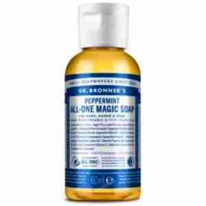DR. BRONNER´S JABON LIQUIDO menta 60ml.