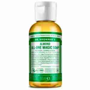 DR. BRONNER´S JABON LIQUIDO almendras 60ml.