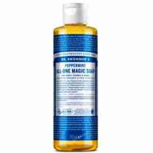 DR. BRONNER´S JABON LIQUIDO menta 240ml.