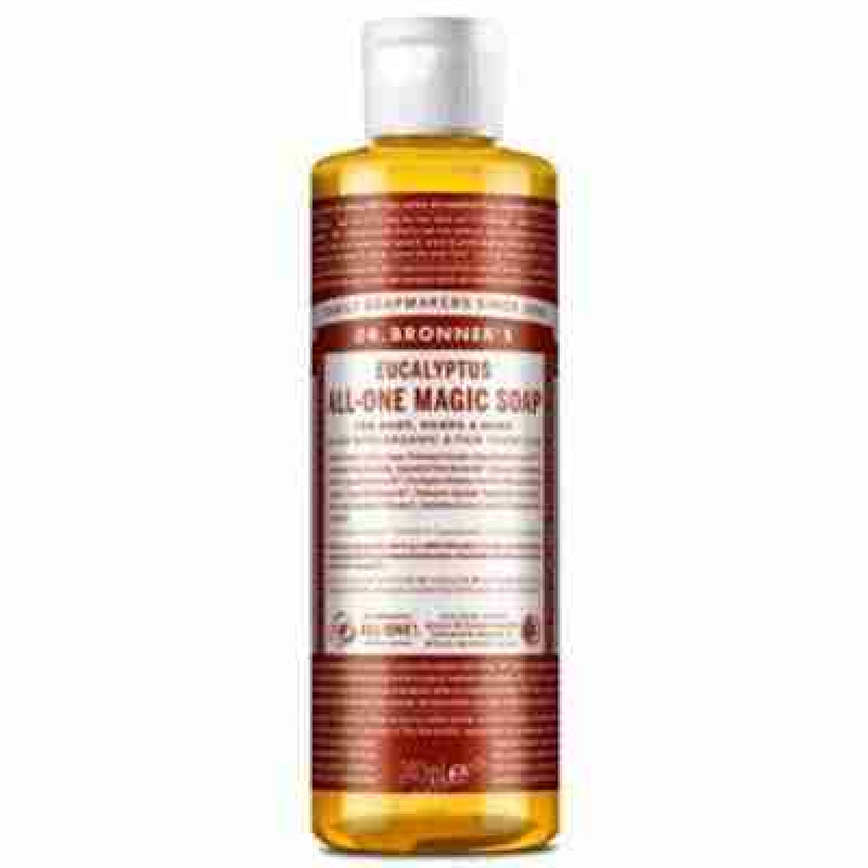 DR. BRONNER´S JABON LIQUIDO eucalipto 240ml.