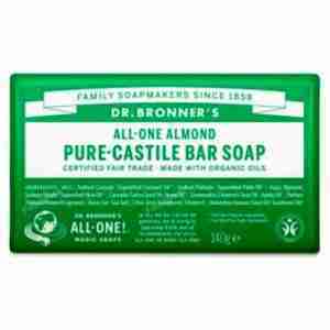 DR. BRONNER´S JABON EN PASTILLA almendras 140gr.