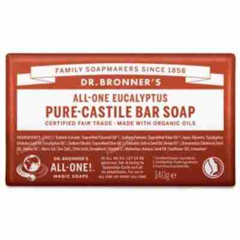 DR. BRONNER´S JABON EN PASTILLA eucalipto 140gr.