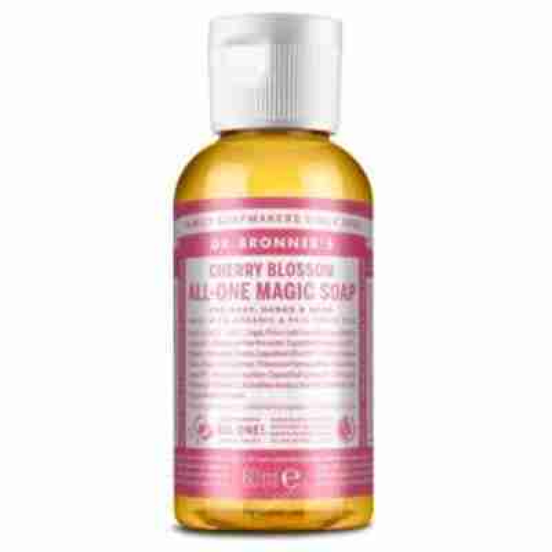 DR. BRONNER´S JABON LIQUIDO flor de cerezo 60ml.