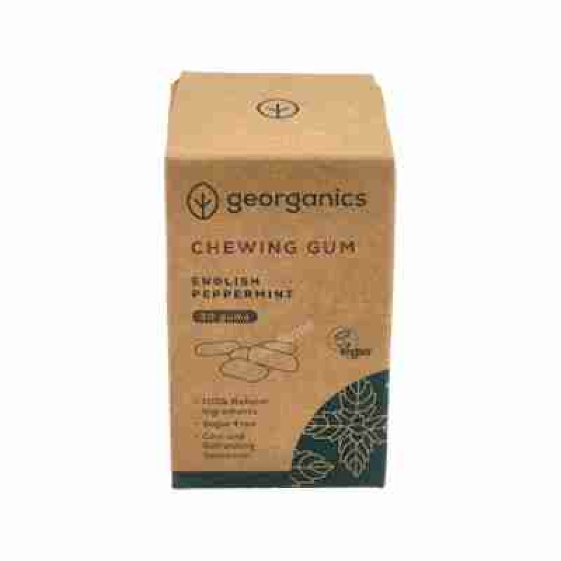 GEORGANICS CHICLE menta y xilitol 30chicles.