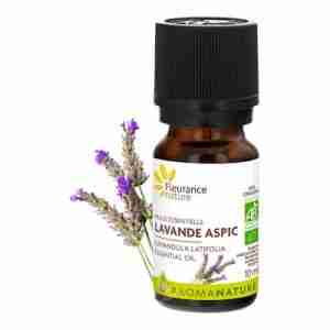 FLEURANCE NATURE ACEITE ESENCIAL LAVANDA ASPIC BIO FRASCO CUENTAGOTAS DE 10ML