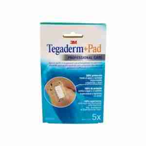 3M TEGADERM+PAD APOSITO EST 5X7 CM 5 UN 3582P IMPERM