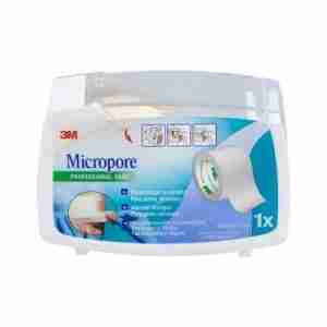 3M MICROPORE ESPARADRAPO HIPOALERG PAPEL 7,5 MX2,5 CM BLANCO DISP