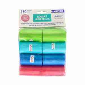 Nayeco Vet Nayeco bolsas Higienicas con Aroma Talco 16 Rollos de 20 bolsas Acc Vet