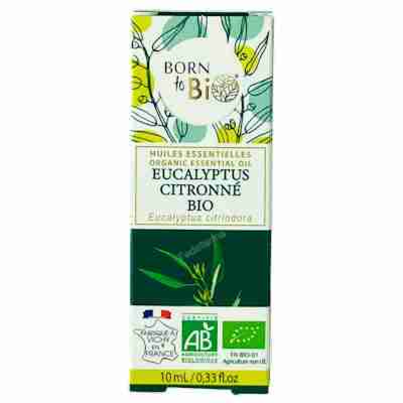 Born To Bio Limon-Eucalipto Aceite Esencial Organico 10 ml Bio