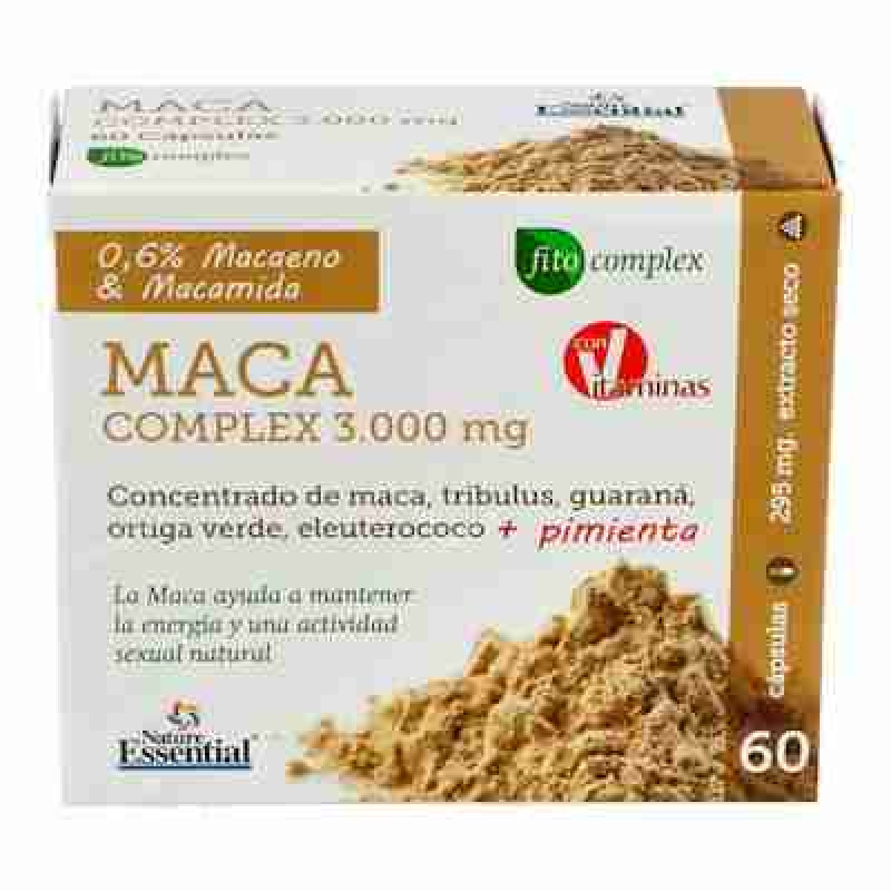 Nature Essential Maca Complex 3000 mg. 60cap.
