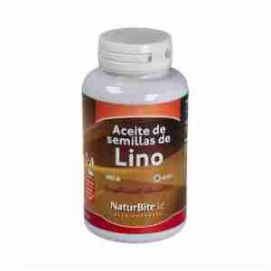 Naturbite Aceite de Semillas de Lino 1000 mg. 60cap.