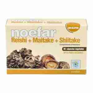 Noefar Reishi + Maitake + Shiitake 30cap.