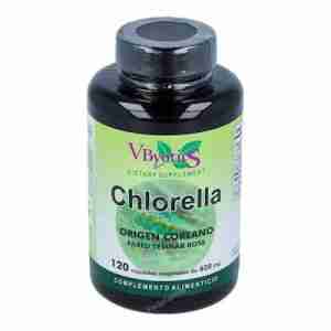 Vbyotics Chlorella Pared Celular Rota 120cap.