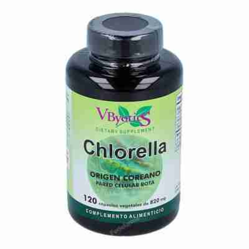 Vbyotics Chlorella Pared Celular Rota 120cap.