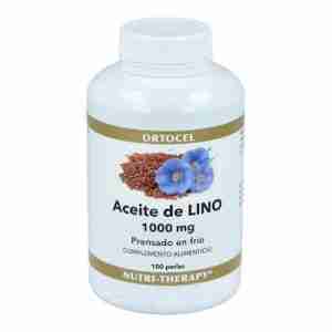Ortocel Nutri-Therapy Aceite de Linaza (Semilla Lino) 1000 mg. 100perlas