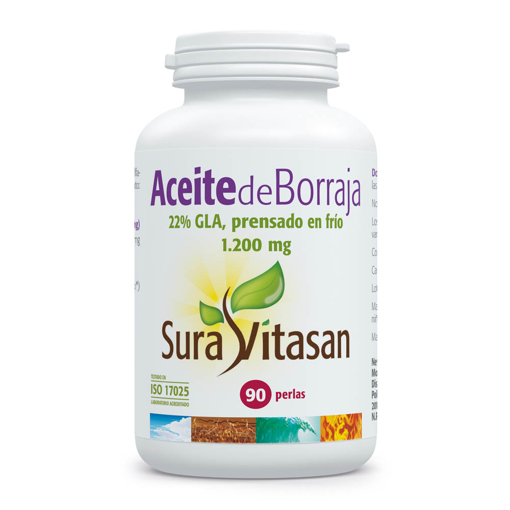 Sura Vitasan Aceite de Borraja 1200 mg. 90perlas