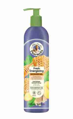 Mama Pharmelia Gel Ducha Fresco Energizante Jengibre y Miel de Tilo 500 ml