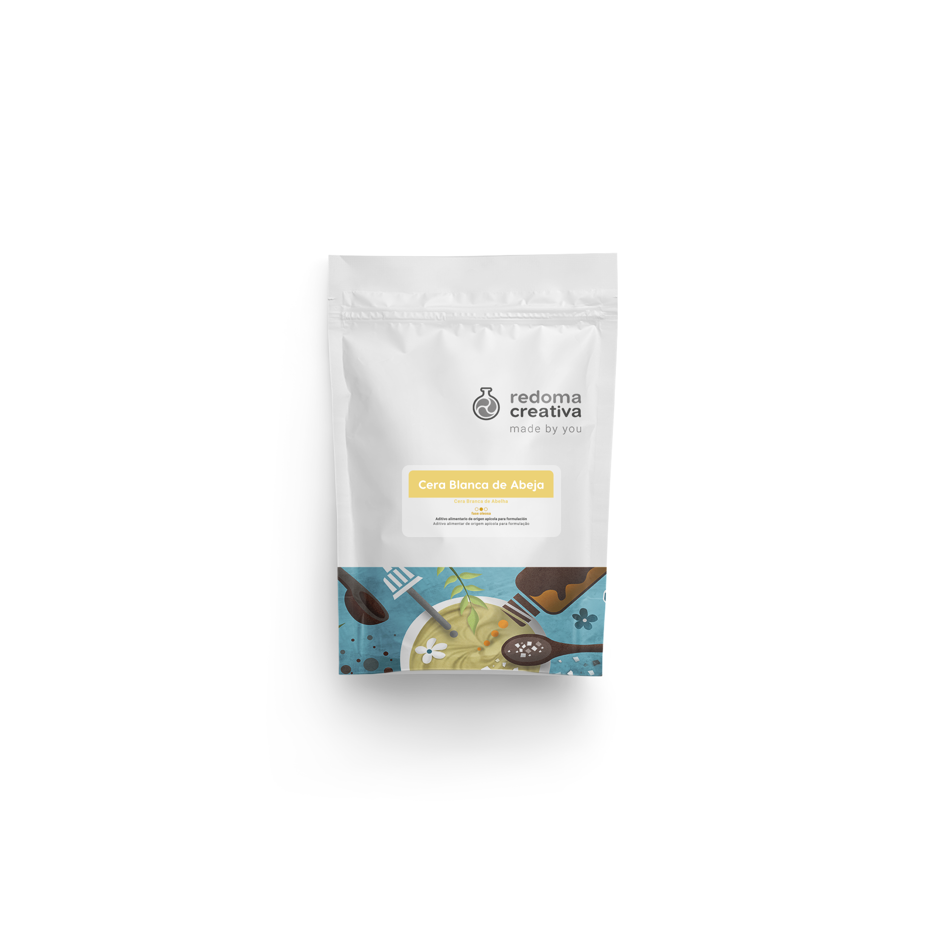 Redoma Creativa Cera Blanca de Abeja 100 gr